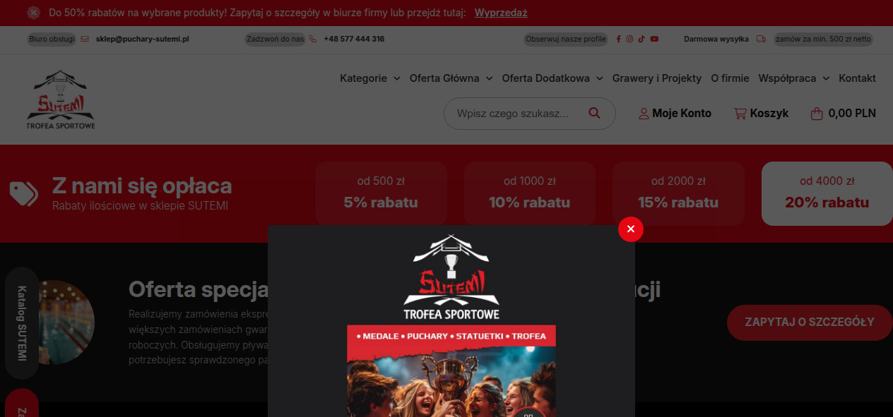 Trofea sportowe Sutemi